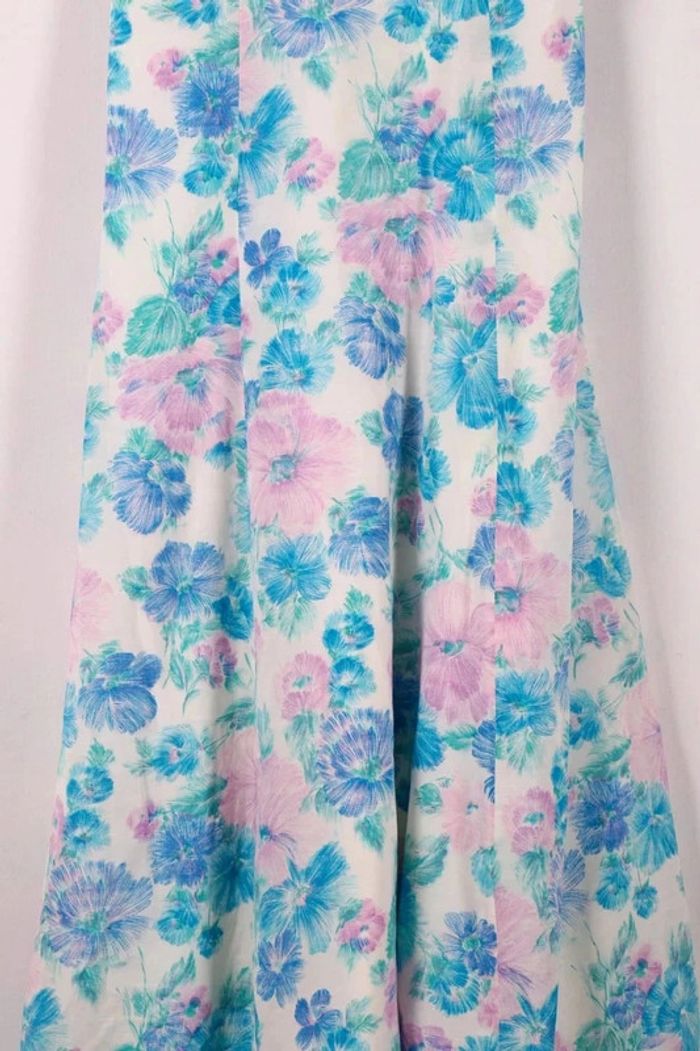 "Adorable robe maxi vintage 70's motif fleurs (#240516 - photo numéro 7