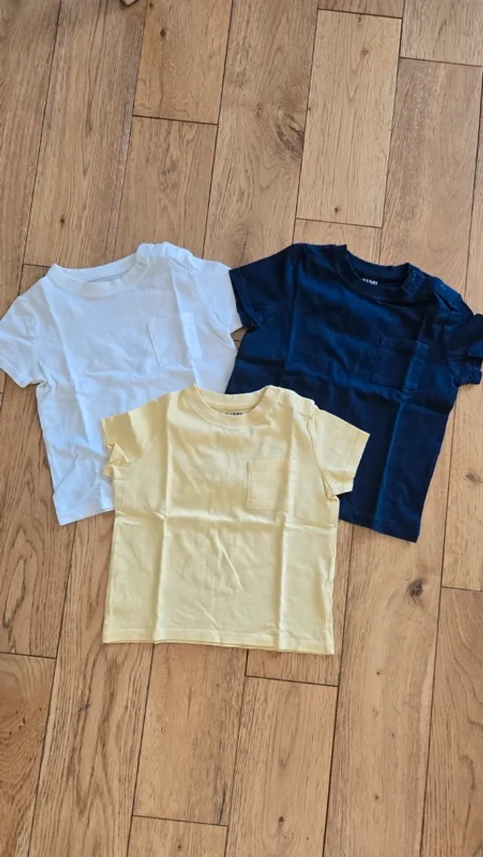Lot 3 T-shirt garçon Kiabi - 12 mois