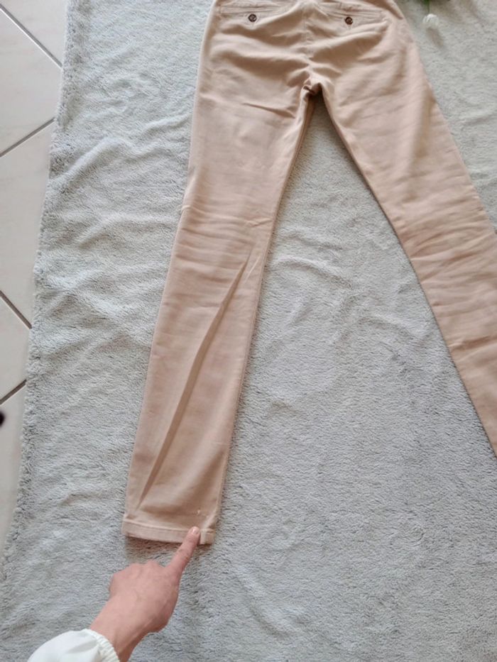 Pantalon femme 34 beige c78 - photo numéro 18