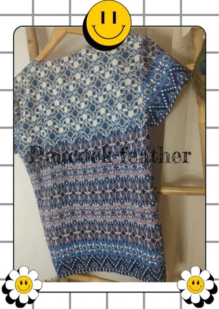 T-shirt breal bleu 40 - photo numéro 7