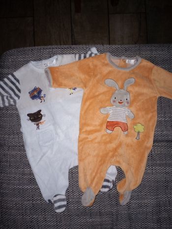 Grenouillère 1 mois