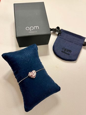 Bracelet ajustable cœur Apm Monaco