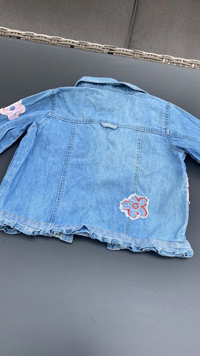 Veste en jean bébé fille vêtement taille 2 ans 24 mois enfant garde robe - photo numéro 6