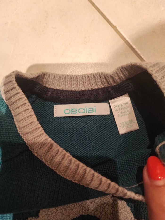 Pull garçon Obaībi 18 mois (78) - photo numéro 2
