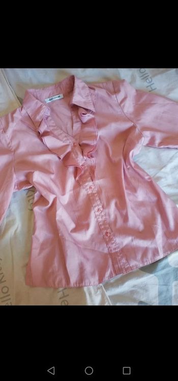 Chemise Christine Laure Rose vintage