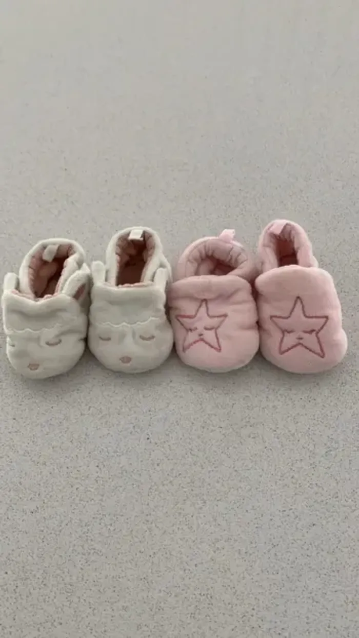 Chausson bébé fille
