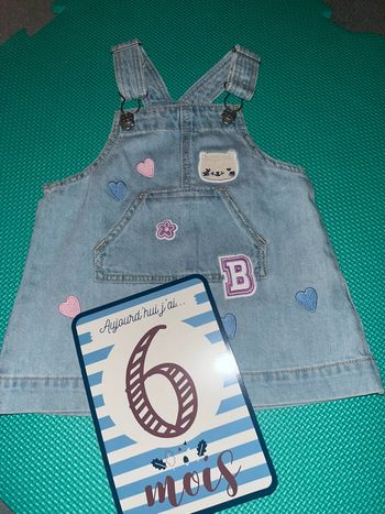 Robe en jeans Manor Baby 6M