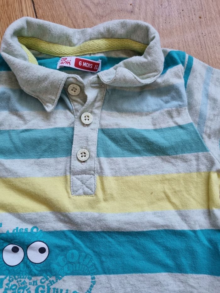 Tee shirt 6mois dpam - photo numéro 3