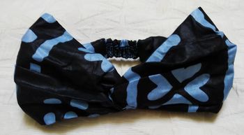 Wax bandeau élastique tissu africain