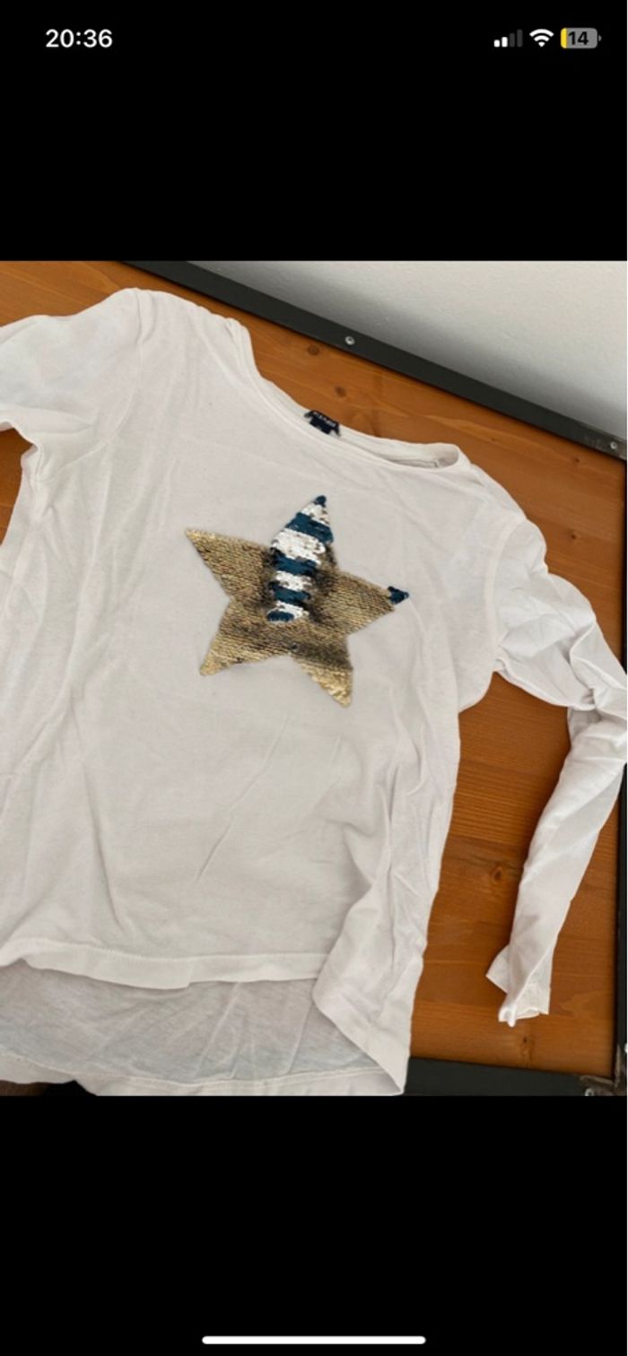 Lot de 8 t-shirts à manches longues Taille 8 ans - photo numéro 5