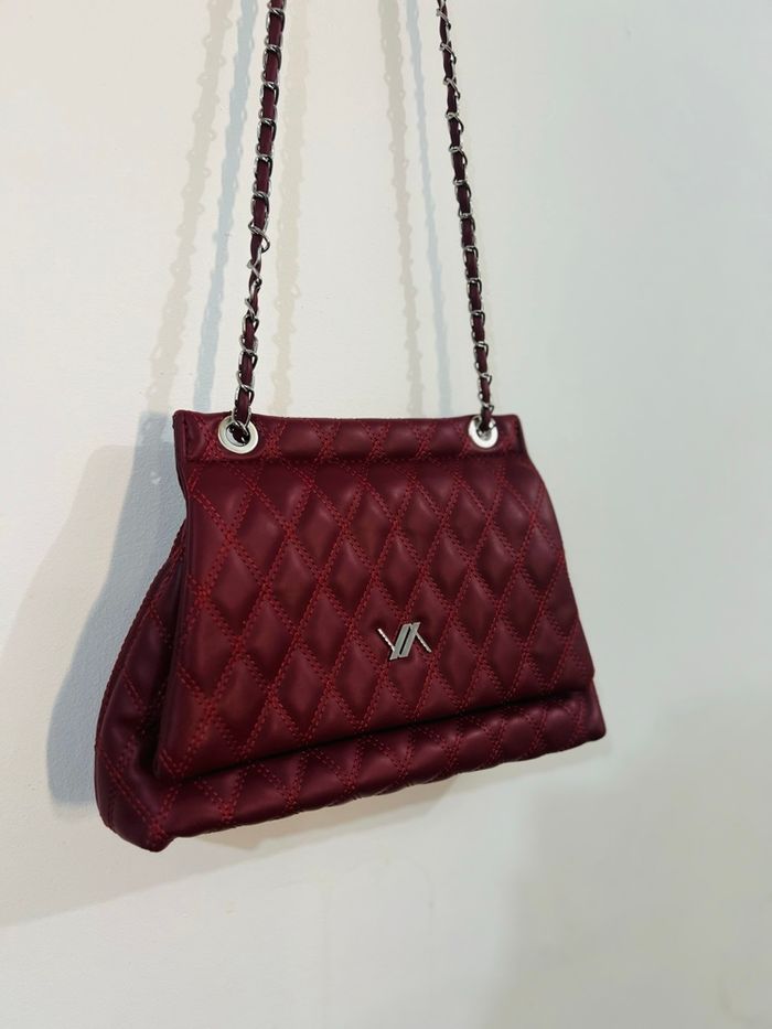 Sac à main bordeaux verde – élégant et chic - photo numéro 8