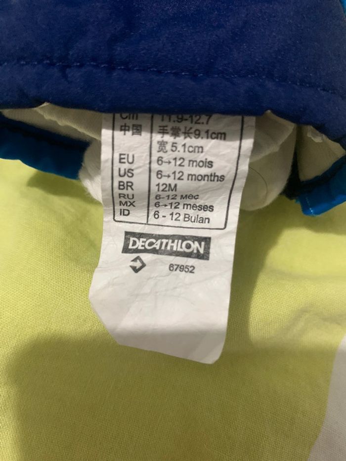 Gant / moufle bleu - photo numéro 2