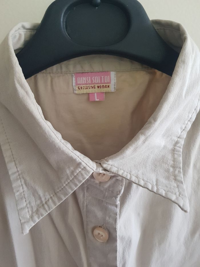 T38/40 chemisette beige - photo numéro 2