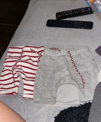 Lot 2 pantalons mixte style sarouel 1 mois