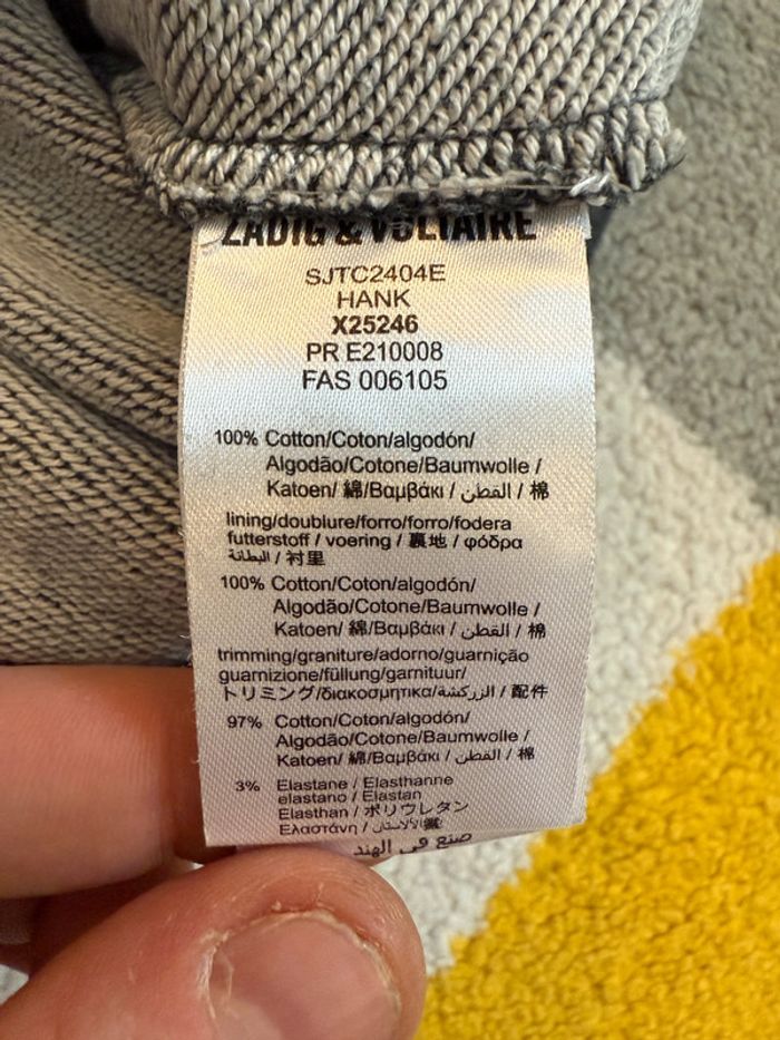 Veste à capuche avec zip Zadig & Voltaire Taille 12 ans - photo numéro 4