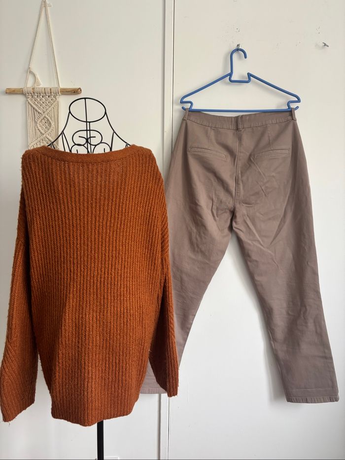 Lot ensemble pull et jeans taille L / 40 - photo numéro 8