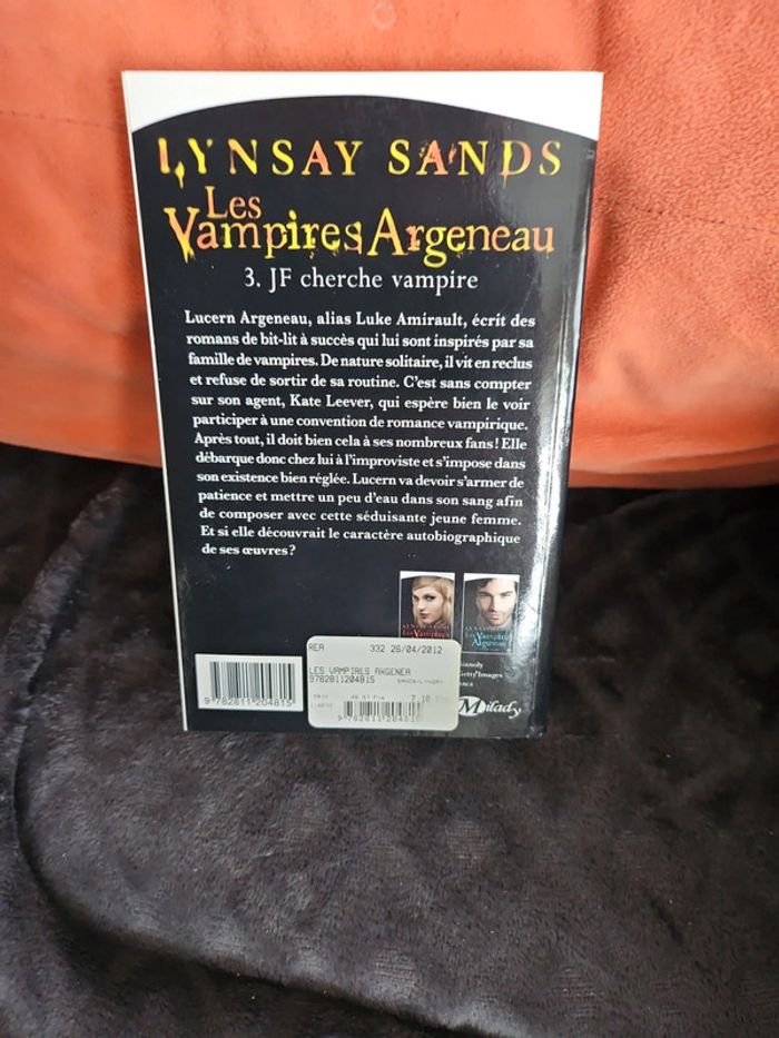 Livre de poche les vampires argeneau tome 3 - photo numéro 2