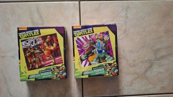 Lot de 2 puzzles tortue ninja
