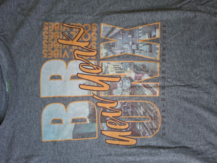 Tee shirt gris imprimé Kiabi Taille XXL - photo numéro 3