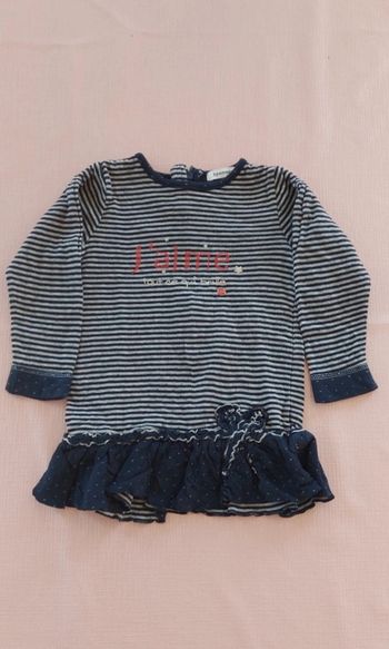 Robe tunique rayée 3 pommes