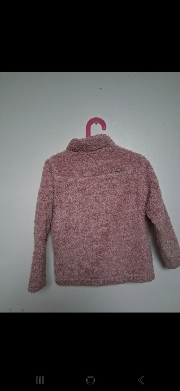 Gilet zippé polaire fille 5 ans - photo numéro 2