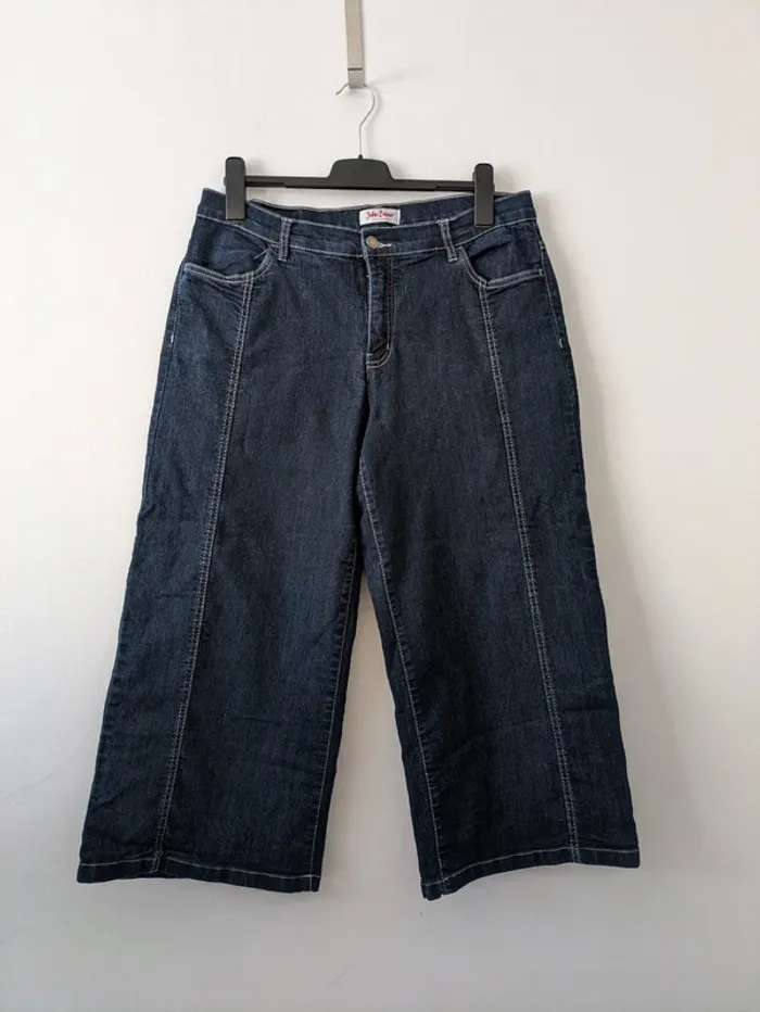 Jean court jambes larges - John Baner - taille 46