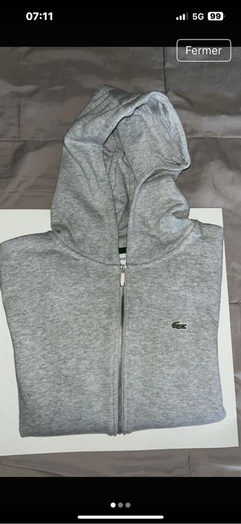 Veste Lacoste grise