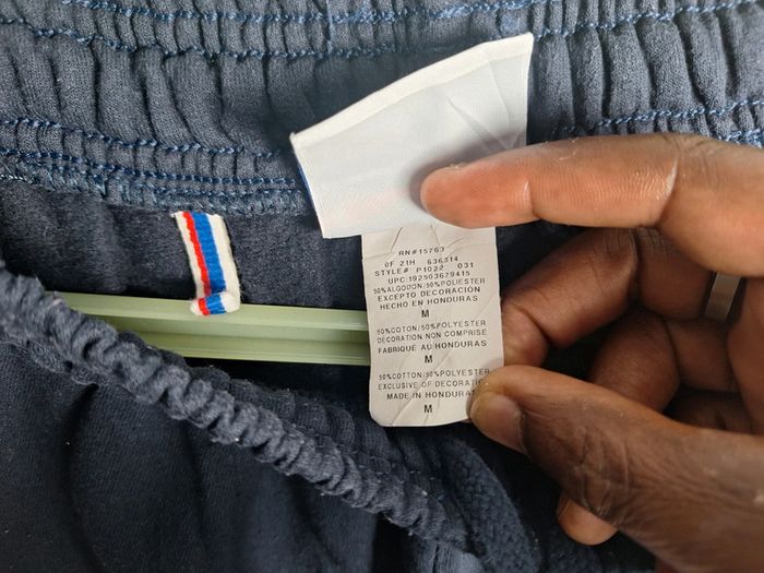 jogging Trackpant champion homme  bleu foncé / logo brodé taille M (490) - photo numéro 5