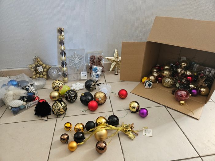 sapin de noël + décoration - photo numéro 6