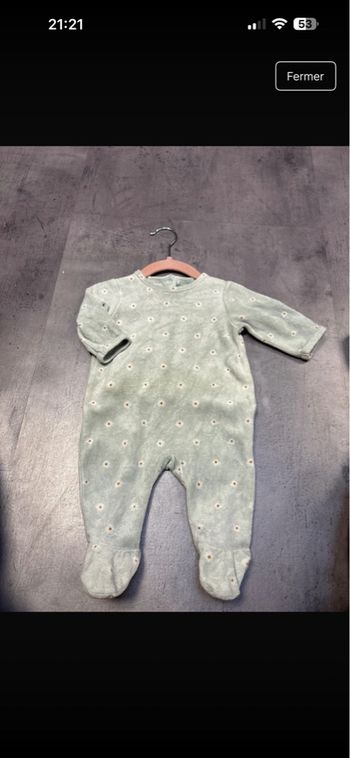 Pyjama vert vertbaudet 