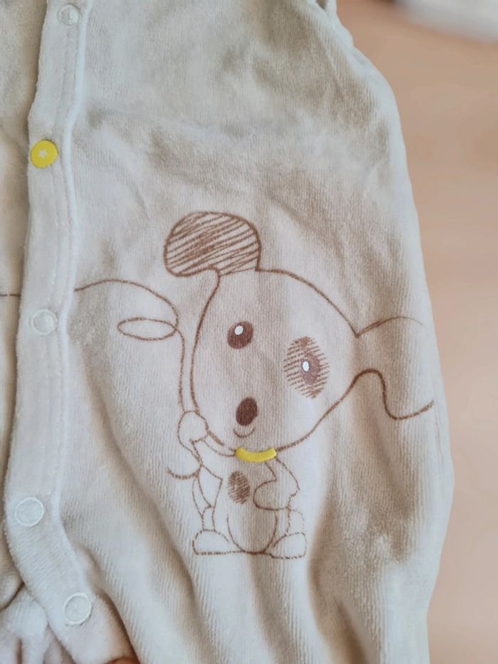 Ensemble 2 pièces grenouillère bodie garçon fille - photo numéro 4