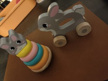 Lot de  jeux d'éveil en bois