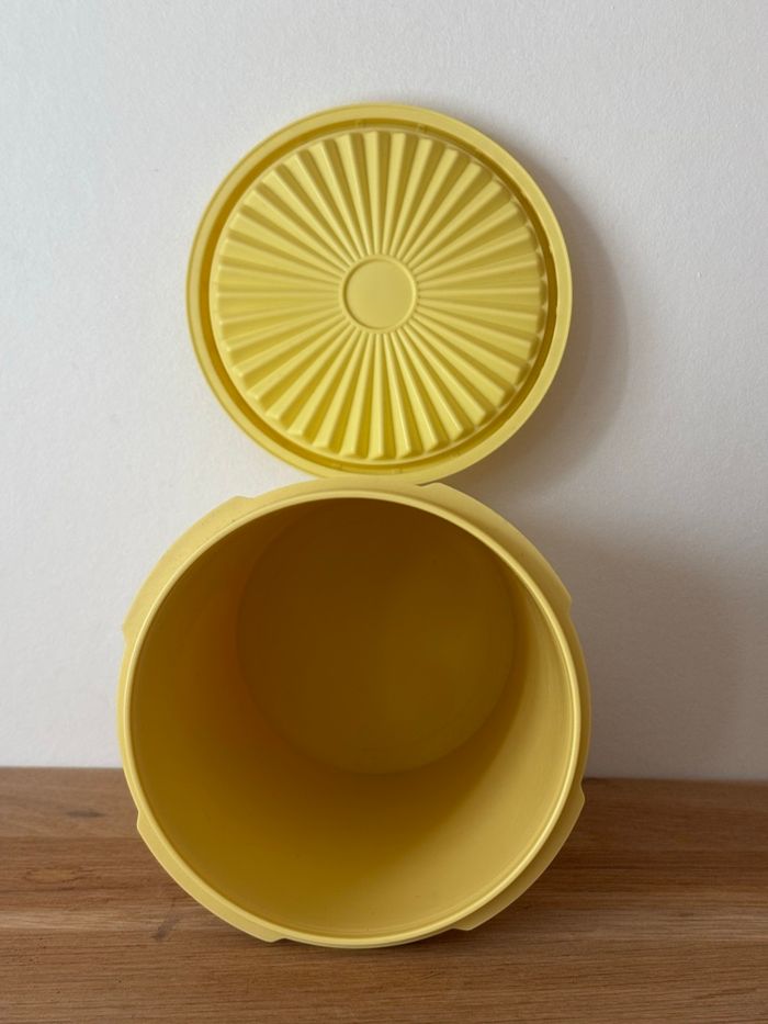Vintage boîte Tupperware soleil orange - photo numéro 3