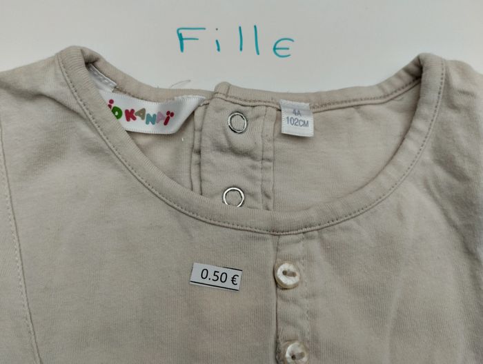 Tee-shirt manches courtes 4 ans fille kid kanai - photo numéro 4