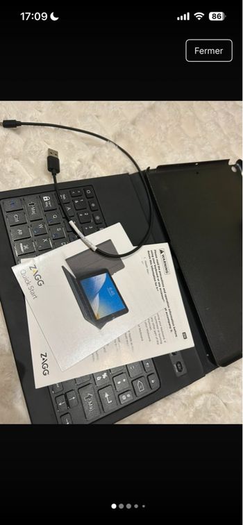 Coque clavier connectée iPad 7th génération 