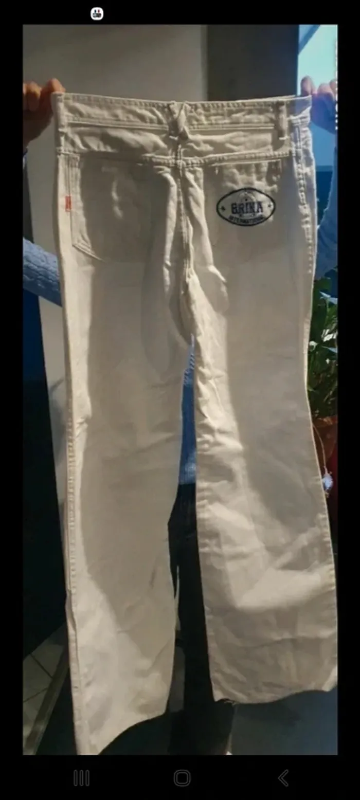 Jeans blanc taille 40 - photo numéro 4