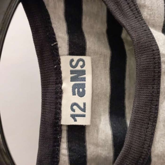 pull gris rayé 12 ans - photo numéro 4