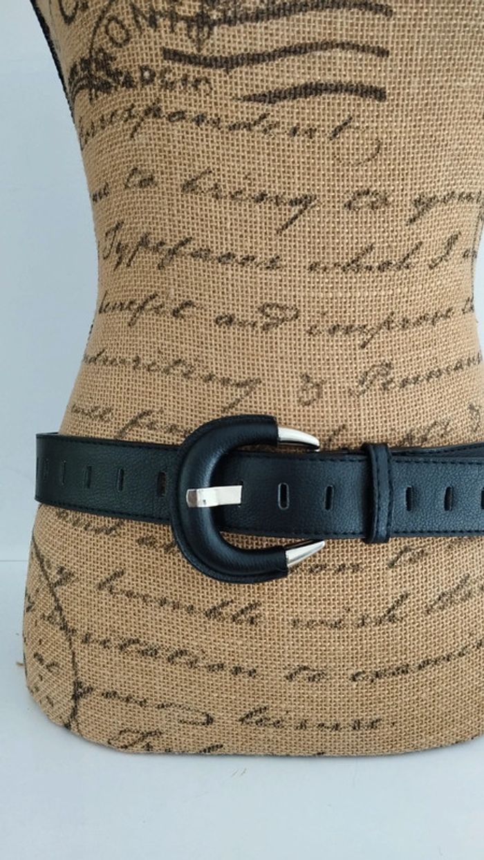 Ceinture noire 90 cm femme - photo numéro 3