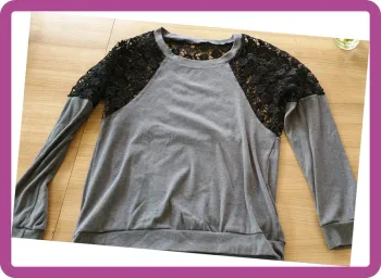 Pull léger gris anthracite M