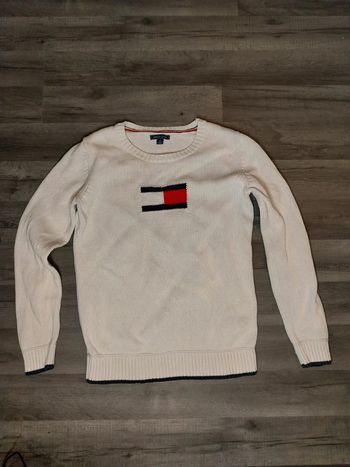 Col rond/ pull 100% coton tommy hifliger S femme