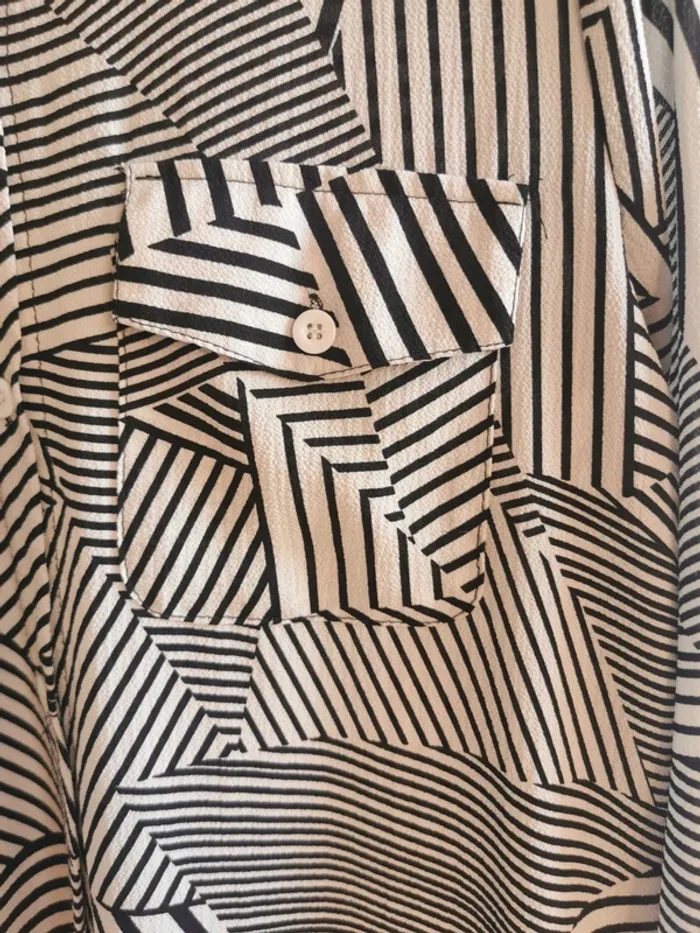 Robe chemise motifs graphique. - photo numéro 7