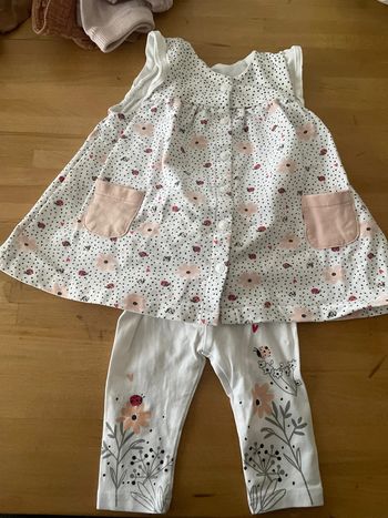 Ensemble robe + legging 3 mois du pareil au même