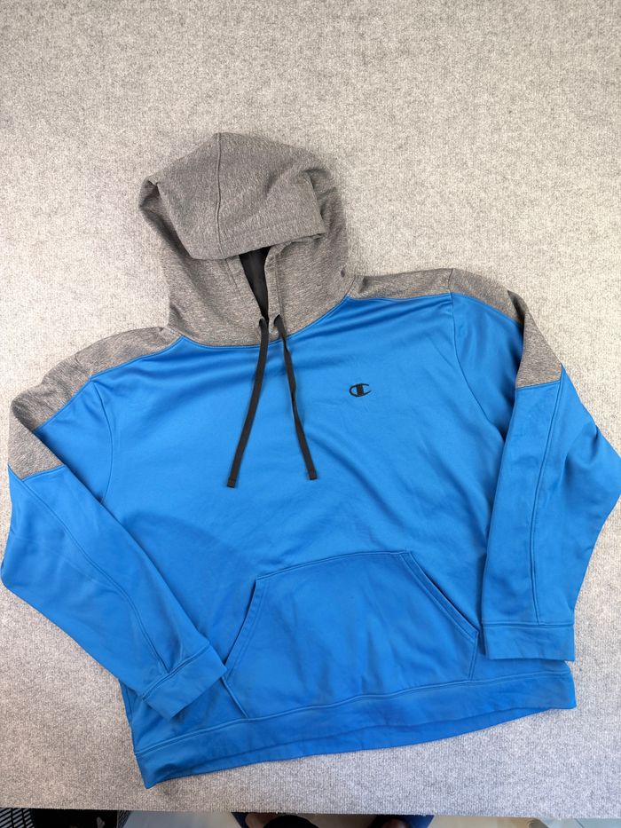 Sweat a capuche Champion duofold warm ctrl taille 2XL homme - photo numéro 3