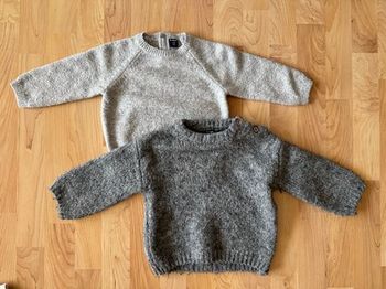 Lot de deux pulls chaud 