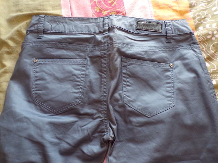 Pantalon bleu gris taille L - photo numéro 3