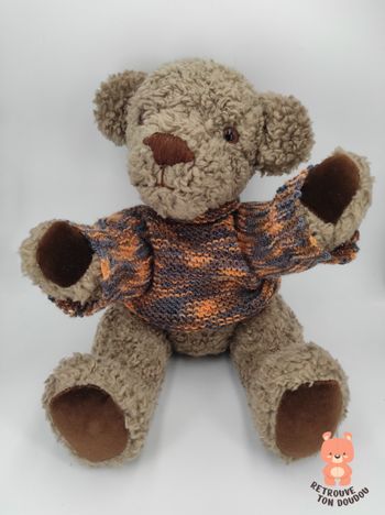 Peluche Articulée Mouton marron Vintage