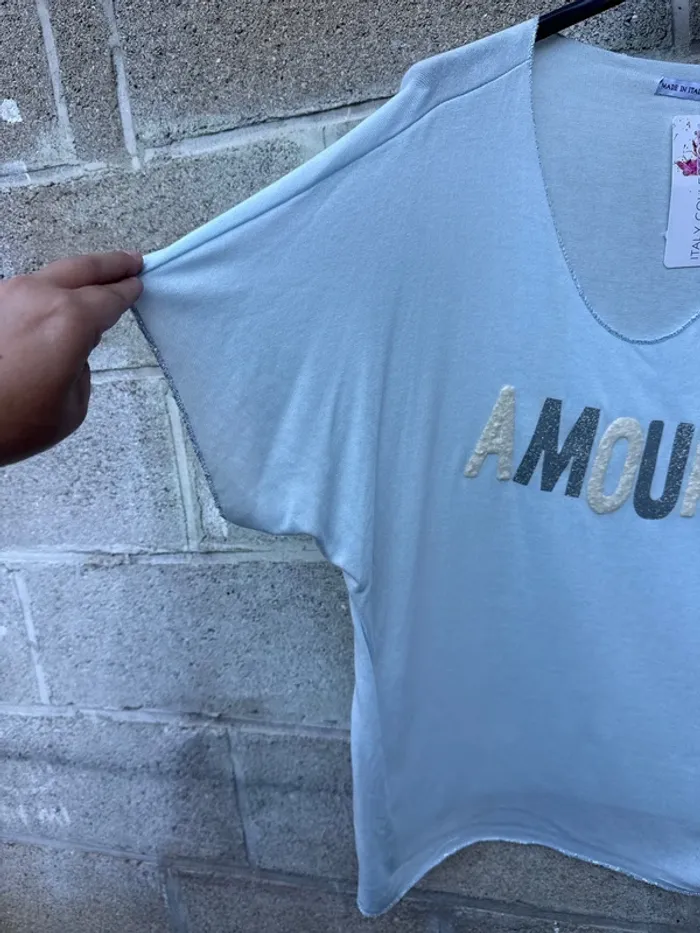 Tes shirt made in italy neuf taille unique - photo numéro 2