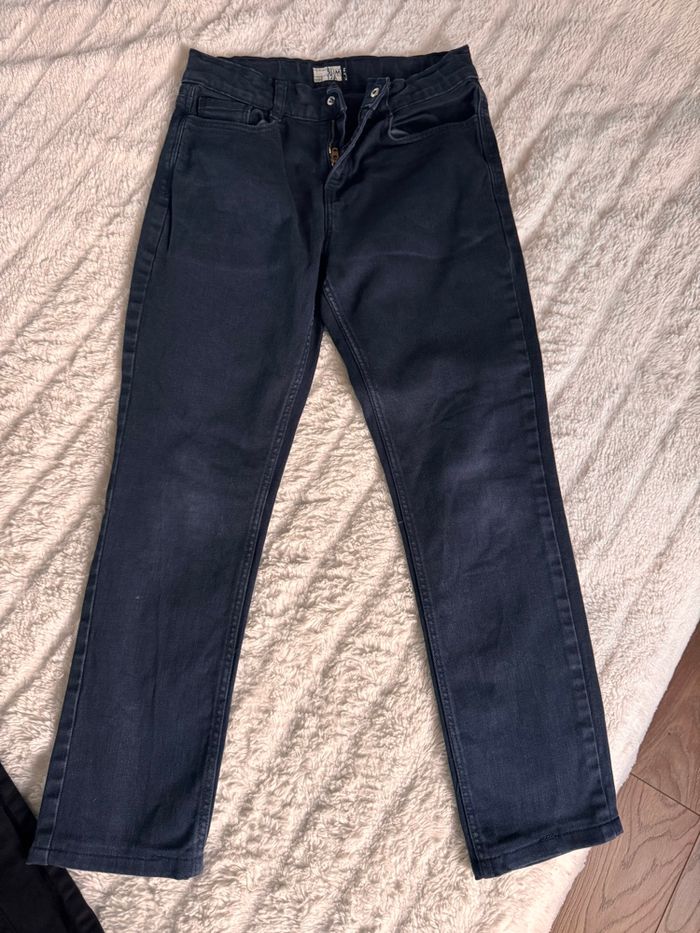 Pantalon slim bleu 12 ans
