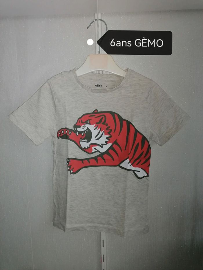 Tee-shirt tigre 6ans Gémo