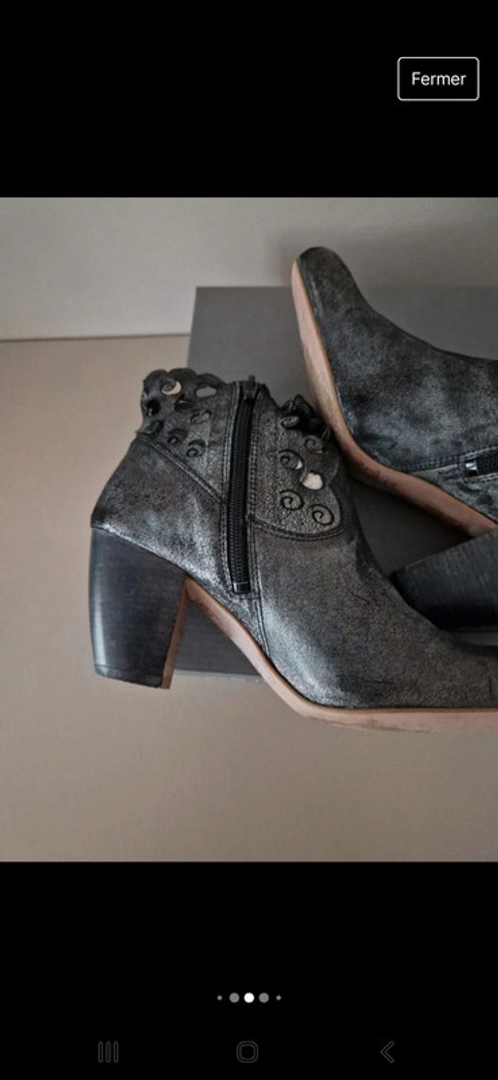Bottines Rosemetal🩶 - photo numéro 8